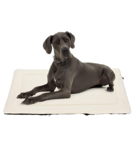 Veehoo Soft Dog Bed Mat, Washable Plush Dog Crate Pad Mat, Fluffy Comfy Kennel Pad Anti-Slip Pet Sleeping Mat For Large Dogs And Cats, 59X375 Inch, Beige