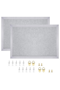 Toraso Cork Board Bulletin Board, Cork Boards For Walls With Pins, Eye Bolts, Gaskets, Screws, Pin Board For Office, School And Home (Grey, 103Ax145A ,1P)