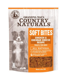 Grandma Maes Country Naturals Chicken And Cheddar Cheese Soft Bites Dog Treats And Snacks All Natural Made In The Usa 5 Oz.