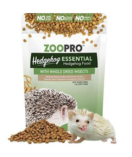 Exotic Nutrition Hedgehog Essential 6 Lb - Chicken Kibble With Mealwormsa