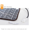 MEGCCR Pet Electric Heating Blanket Heating Soft Pad 3 Adjustable Temperature Electric Heating Blanket Dog and Cat Pad Waterproof Anti-Bite Line Pad