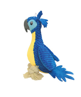 Dog Toys, Dog Plush Toy For Large Breed, Squeaky Parrot Dog Toys, Dog Chew Toy Molar Teeth Cleaning Playing Interactive Squeak Stuffed Doll Toys For Puppy, Small, Medium, Large Dogs, Christmas Toys