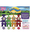 Multipet Plush Dog Toy Squeakers and Crinkle (Teletubbies (4 Pack))