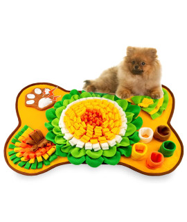 Dog Snuffle Mat For Pet Treats Feeding For Small Medium Breed Dogs Non-Slip Interactive Dog Puzzle Toys Encourages Natural Foraging Skills