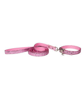 Dolly Doggy Parton Dog Harnesses and Leash/Collar Set Collection, Pink Dolly's Pretty Little Set, X-Large