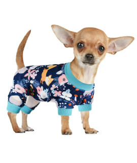Dog Pajamas Jumpsuit For Small Dogs Girl Boy, Chihuahua Pajamas, Cute Warm Tiny Dog Clothes Outfit, Extra Small Puppy Pjs, Soft Doggie Jumpsuits Yorkie Teacup Pet Clothes Apparel Onesies,Shirt(Small)