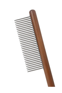 Ahero Pet Grooming Comb For Long-Hair Dogs,Rubber Handle Dog Comb For Removing Knots And Tangles