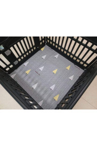 Dog Playpen Mat Crate Mat Puppy Pads, Personalized Dog Crate Pad, Anti-Slip Bottom,Playpen Not Included ] Reusable Whelping Playpen Crate Reusable Washable Pet Mattress Pads Pet Training Pads