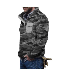 Sweatshirts For Men Men Hoodie Zip Up Winter Sherpa Lined Sweatshirt Heavyweight Thick Warm Fleece Jacket Coat Sa6