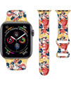 Valentines Day Cartoon Bands Compatible With Apple Watch Band 42Mm 44Mm 45Mm,Kawaii Red Heart Valentine Silicone Strap Wristbands Compatible With Iwatch Bands Series Se 7 6 5 4 3 2 1 For Girls Women Boys Men Couple Boyfriend Girlfriend Lover Gifts