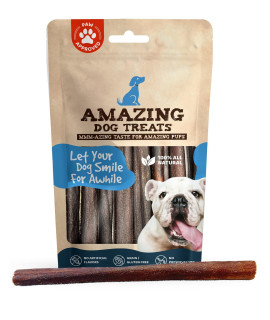 Amazing Dog Treats 12 Inch Collagen Stick - (5 Count) - Collagen Bully Sticks For Dogs - 95 Natural Collagen Sticks For Dogs - No Hide Bones For Dogsa