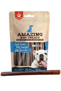Amazing Dog Treats 12 Inch Collagen Stick - (10 Count) - Collagen Bully Sticks For Dogs - 95 Natural Collagen Sticks For Dogs - No Hide Bones For Dogs