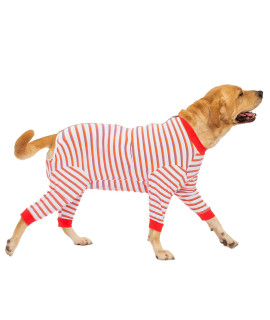 Guoovvs Dog Surgery Recovery Suit,Adog Spay Recovery Suit Female, Post Surgery Dog Onesie Male, E-Collar Alternative, Legged Dog Surgical Recovery Suit Female(Red,7Xl)