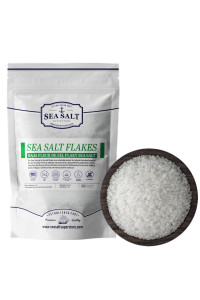 Flaky Sea Salt, Baja Fleur De Sel Flake Salt, Gourmet Finishing Salt Flakes For Cooking Or Baking, 7 Oz Pouch - Sea Salt Superstore