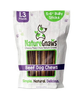 Nature Gnaws Mixed Pack of Bully Sticks 5-6" 1.3 LB