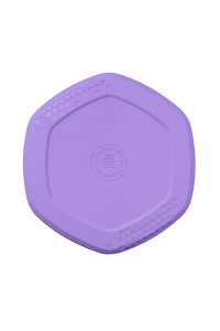 Project Hive ·Pet Company· - Calming Lavender Scented - Hive Frisbee Disc For Dogs - Great For Fetch - Includes A Lick Mat On Back - Floats In Water, Smooth Glide - Made In The Usa