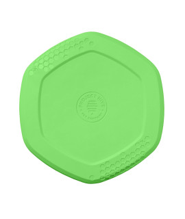 Project Hive Apet Companya - Tropical Coconut Scented - Hive Frisbee Disc For Dogs - Great For Fetch - Includes A Lick Mat On Back - Floats In Water, Smooth Glide - Made In The Usa
