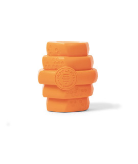 Project Hive Apet Companya - Sweet Mango Scented - Hive Chew Toy For Large Dogs - Dog Chew Toy For Large Breeds - Floats In Water - Durable And Tough - Made In The Usa