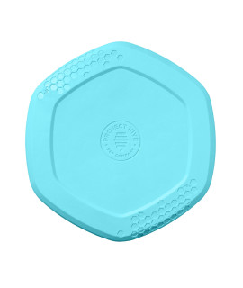Project Hive Apet Companya - Soothing Vanilla Scented - Hive Frisbee Disc For Dogs - Great For Fetch - Includes A Lick Mat On Back - Floats In Water, Smooth Glide - Made In The Usa