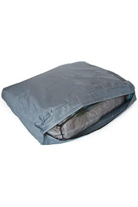 Molly Mutt Water-Resistant Dog Bed Liner, Polyester Bed Liner For Dogs, Easy To Clean, Gray, Small,22X27X475