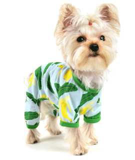 Dog Pajamas Banana Soft Doggie Onesies Puppy Apparel Pet Clothes Cat Pjs For Small Dog Boy Girl Summer Spring