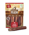 Natural Farm Power Bully Sticks (6 Inch, 15 Pack), 2 In 1 Bully Stick, Double The Size, Flavor And Nutrients-Long Lasting, Digestible 100 Natural Beef -Grass-Fed Cows, Non-Gmo Of Dogs