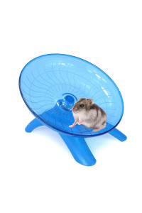Hamster Wheel Hamster Flying Saucer Silent Exercise Wheel Running Wheel For Dwarf Hamsters Gerbil Mice Small Animals (Blue)