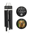 Astarin Personalized Pet Memorial Wind Chime, Loss Of Dog Wind Chimes Outdoor Sympathy, Customized Photo Name Pet Remembrance Gift To Honor And Remember A Dog, Cat, Or Other Pet