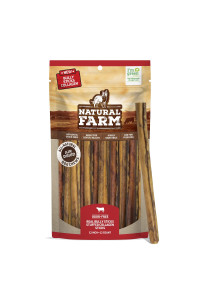Natural Farm Stuffed Collagen With Real Bully Sticks For Dogs (12 Inch, 12Apack), Collagen Sticks, Natural Dog Chews, Long Lasting, For Small, Medium And Large Dogs, Great Rawhide Alternative