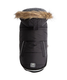 GF Pet Elasto-FIT Creekside Snowsuit - Black - S