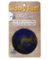 One Pet Planet 86008 2.75-Inch Wooly Fun Ball Dog Toy