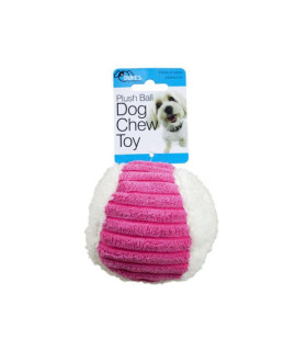 Plush Ball Dog Chew Toy