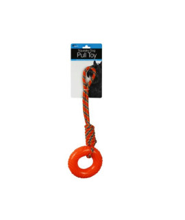 Rubber Ring with Rope Dog Pull Toy