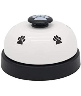 Pet Training Bell Clicker with Non Skid Base, Pet Potty Training Clock, Communication Tool Cat Interactive Device(D0101HEBW1W.)