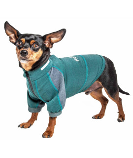Dog Helios 'Eboneflow' Mediumweight 4-Way-Stretch Flexible And Breathable Performance Dog Yoga T-Shirt(D0102H7L3PY.)