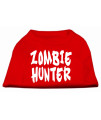 Zombie Hunter Screen Print Shirt Red M