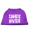 Zombie Hunter Screen Print Shirt Purple XXXL