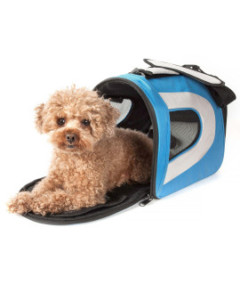 Airline Approved Folding Zippered Sporty Mesh Pet Carrier(D0102H70X4Y.)
