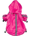 Reflecta-Sport Adjustable Reflective Weather-Proof Pet Rainbreaker Jacket(D0102H707QG.)