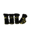 Fashion Plush Premium Fur-Comfort Pvc Waterproof Supportive Pet Shoes(D0102H707IW.)