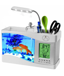 All-In-One Digital Desktop Aquarium - Can house Real Fish(D0102H7LLTW.)