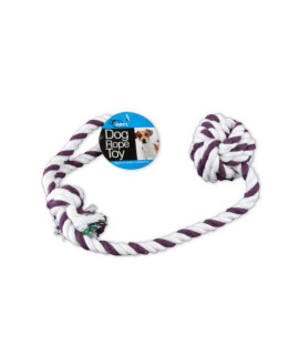 Knotted Rope Dog Toy with Ball