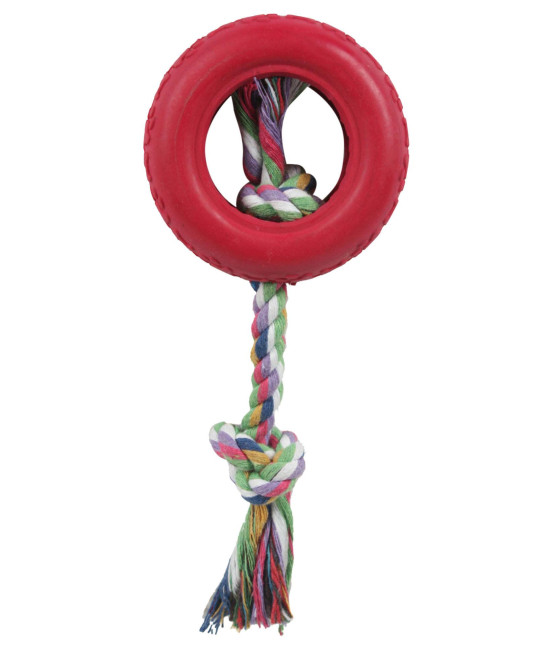 Rubberized Dog Chew Rope and tire(D0102H70M8W.)