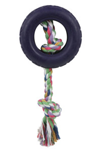 Rubberized Dog Chew Rope and tire(D0102H70M8A.)