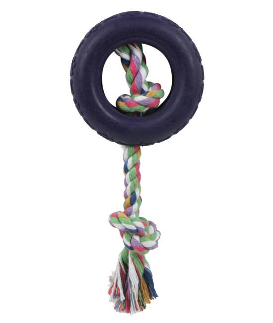 Rubberized Dog Chew Rope and tire(D0102H70M8A.)