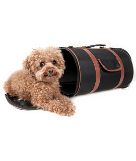 Airline Approved Fashion Cylinder Posh Pet Carrier(D0102H7LJYY.)