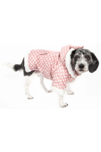 Polka-Dot Couture-Bow Pet Hoodie Sweater(D0102H7LCBV.)