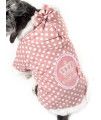 Polka-Dot Couture-Bow Pet Hoodie Sweater(D0102H7LCBV.)