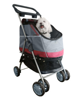 Outdoors 'All-Surface' Convertible All-In-One Pet Stroller Carrier And Car-Seat(D0102H7LB7A.)