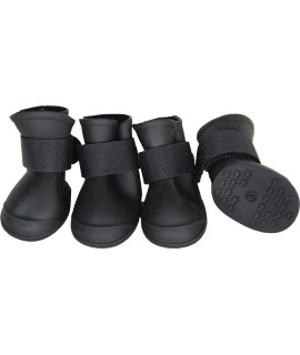 Elastic Protective Multi-Usage All-Terrain Rubberized Dog Shoes(D0102H7LZXY.)
